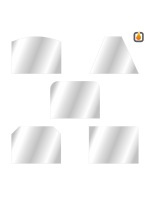 Self-Cleaning Heat Resistant Glass 4 mm ROBAX – Special Shape Cut to Size