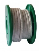 Heat-Resistant Square Gasket 10x10 mm - White