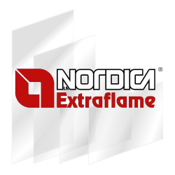 Replacement glass for LA NORDICA stoves