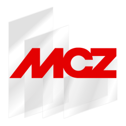 Replacement glass for MCZ stoves